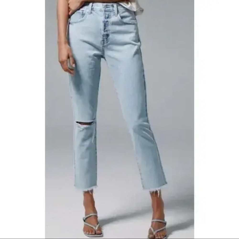 Pistola Keaton High Rise Slim Straight color Rennie Jeans